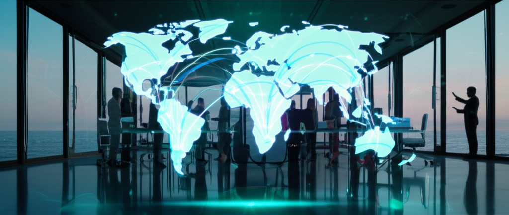 Premium global trade visualization